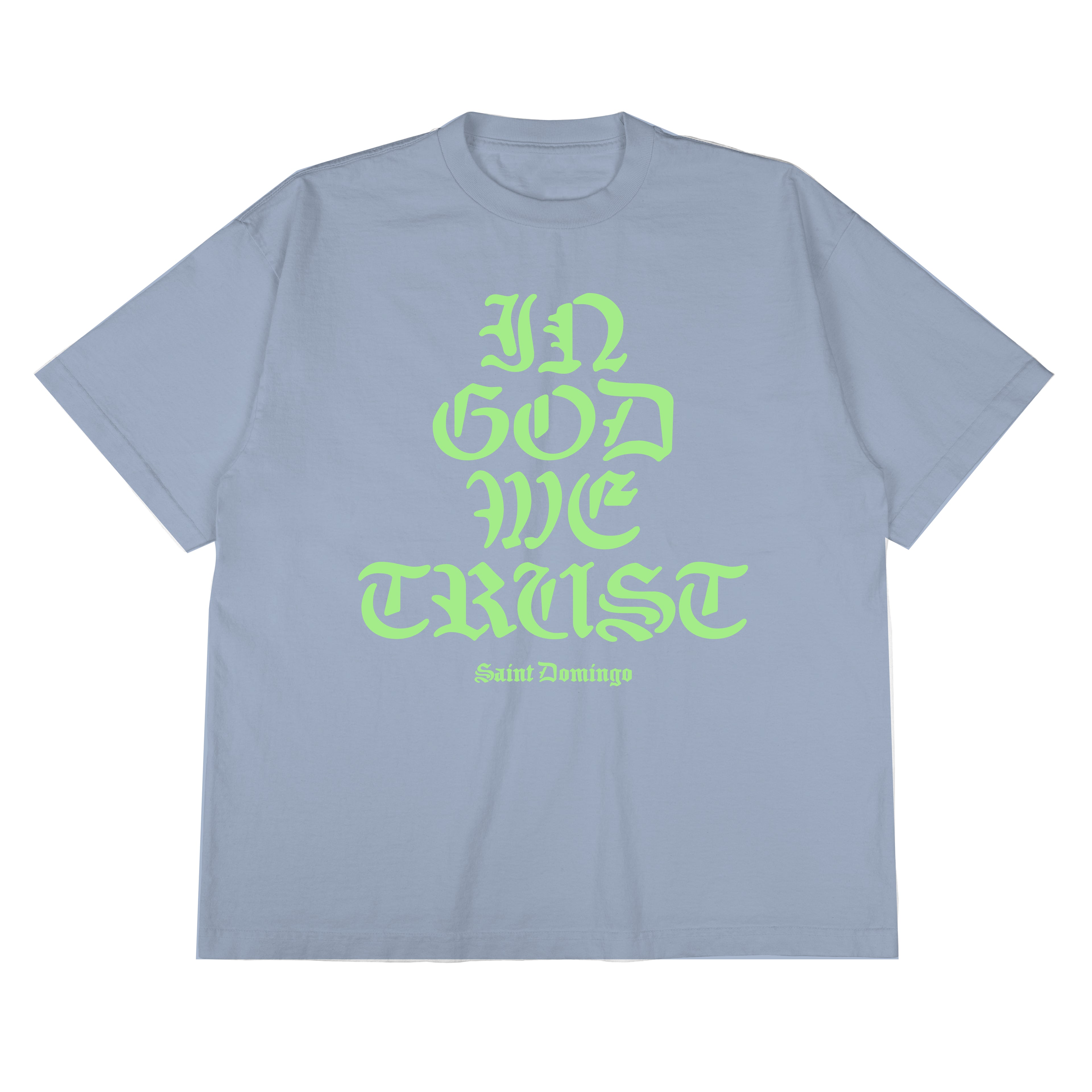 In God We Trust tee - Skies